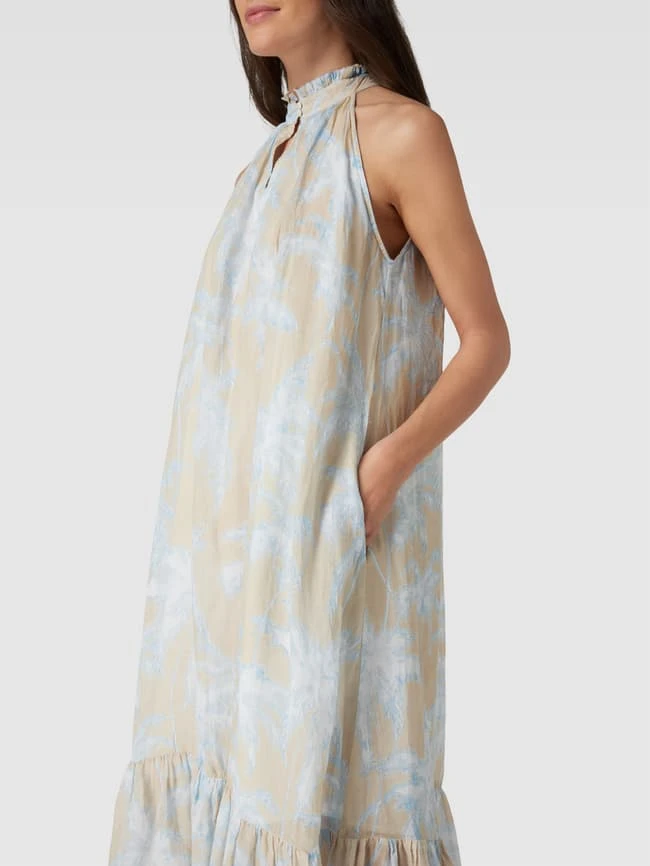 Tonno & Panna Blusenkleid Mit Allover-Muster Modell 'Kate' - Taupe 5 Tonno & Panna Blusenkleid Mit Allover-Muster Modell 'Kate' - Taupe – Bild 3