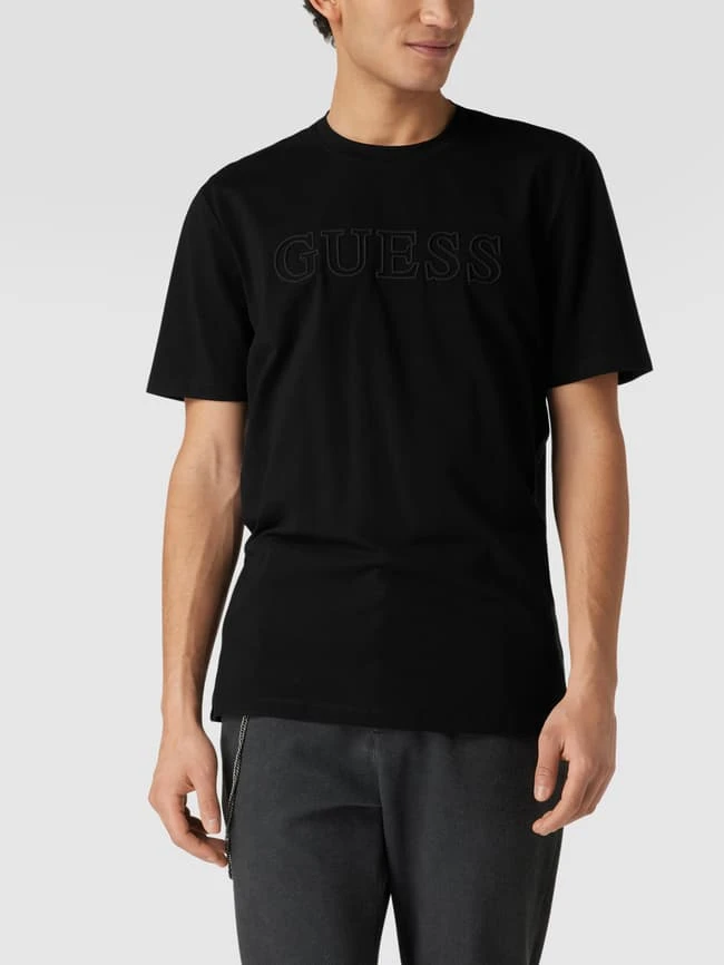 Guess T-Shirt Mit Label-Print - Schwarz 6 Guess T-Shirt Mit Label-Print - Schwarz – Bild 4
