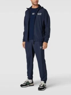 EA7 Emporio Armani Trainingsanzug Mit Label-Print - Marineblau