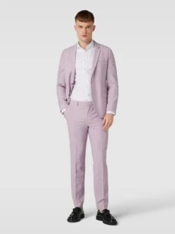 HUGO 2-Knopf-Sakko Mit Allover-Muster Modell 'Arti' - Flieder