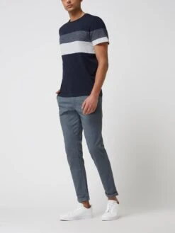 Jack & Jones Slim Fit Chino Mit Stretch-Anteil Modell 'Marco' - Dunkelblau