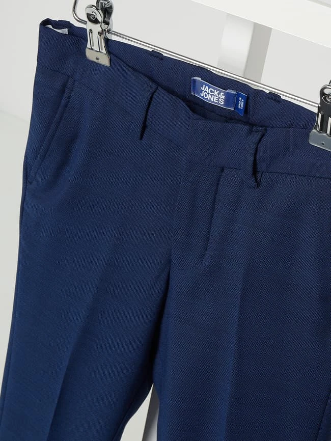 Jack & Jones Regular Fit Anzughose Mit Woll-Anteil Modell 'Solaris' - Blau 4 Jack & Jones Regular Fit Anzughose Mit Woll-Anteil Modell 'Solaris' - Blau – Bild 2
