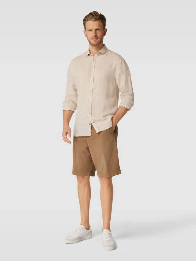 BOSS Orange Bermudas Mit Französischen Eingrifftaschen Modell 'Selian' - Cognac 3 BOSS Orange Bermudas Mit Französischen Eingrifftaschen Modell 'Selian' - Cognac