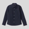 Tommy Hilfiger Teens Hemd Mit Logo-Stitching - Marineblau