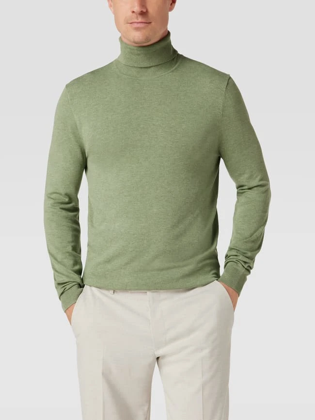 MCNEAL Longsleeve Mit Geripptem Rollkragen - Mint Meliert 6 MCNEAL Longsleeve Mit Geripptem Rollkragen - Mint Meliert – Bild 4