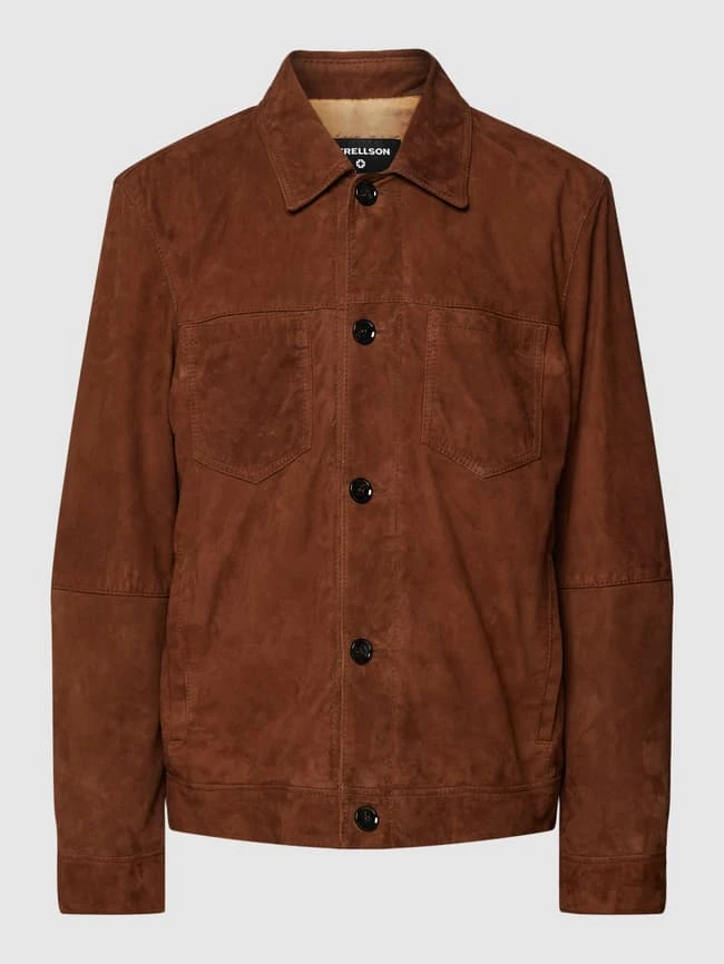 Strellson Jacke Mit Knopfleiste Modell 'CASTER' - Cognac 4 Strellson Jacke Mit Knopfleiste Modell 'CASTER' - Cognac – Bild 2