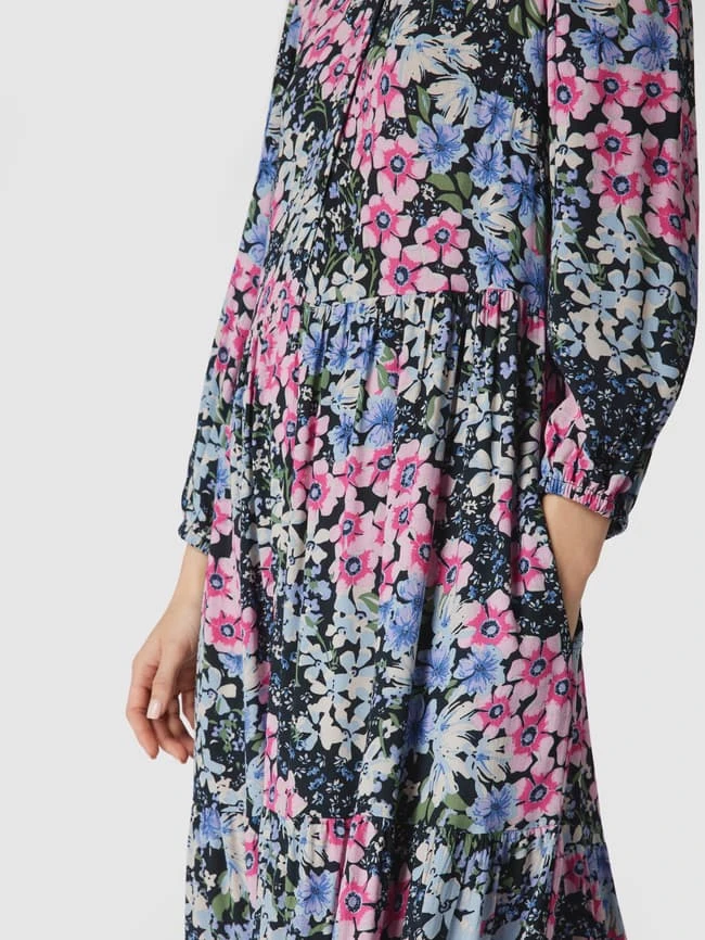 Jake*s Casual Maxikleid Aus Viskose - Dunkelgrau 5 Jake*s Casual Maxikleid Aus Viskose - Dunkelgrau – Bild 3