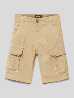 Replay Cargoshorts Mit Seitlichen Eingrifftaschen - Sand