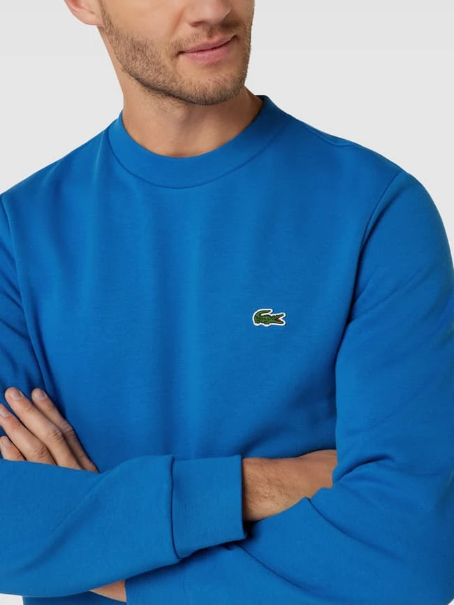 Lacoste Sweatshirt Mit Label-Patch - Royalblau 5 Lacoste Sweatshirt Mit Label-Patch - Royalblau – Bild 3