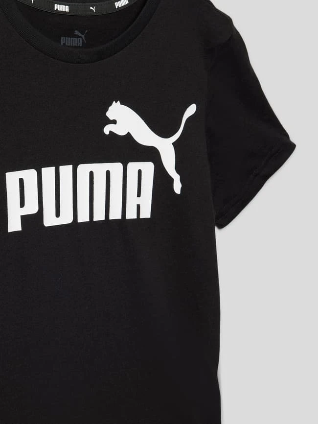 Puma T-Shirt Mit Label-Print Modell 'ESS Logo Tee B' - Schwarz 4 Puma T-Shirt Mit Label-Print Modell 'ESS Logo Tee B' - Schwarz – Bild 2