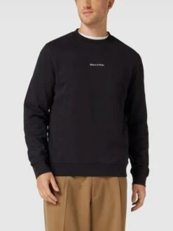 Marc O'Polo Sweatshirt Mit Rundhalsausschnitt Und Label-Stickerei - Schwarz -Beliebt Bekleidungsgeschäft 654koci46h930gqaal73iiak695l0c2hacp4kli56sqlaiq48p9jgea57584md1m9t3jcga86l35aea86t3jgoj270p3icj5cdgjcp9k6goj6eb4cdimadb360sm8cj2cgr68oo