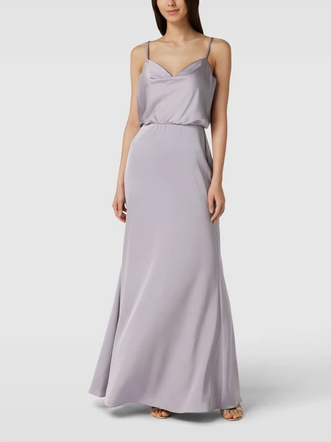 Laona Abendkleid Mit Wasserfall-Ausschnitt - Flieder 3 Laona Abendkleid Mit Wasserfall-Ausschnitt - Flieder