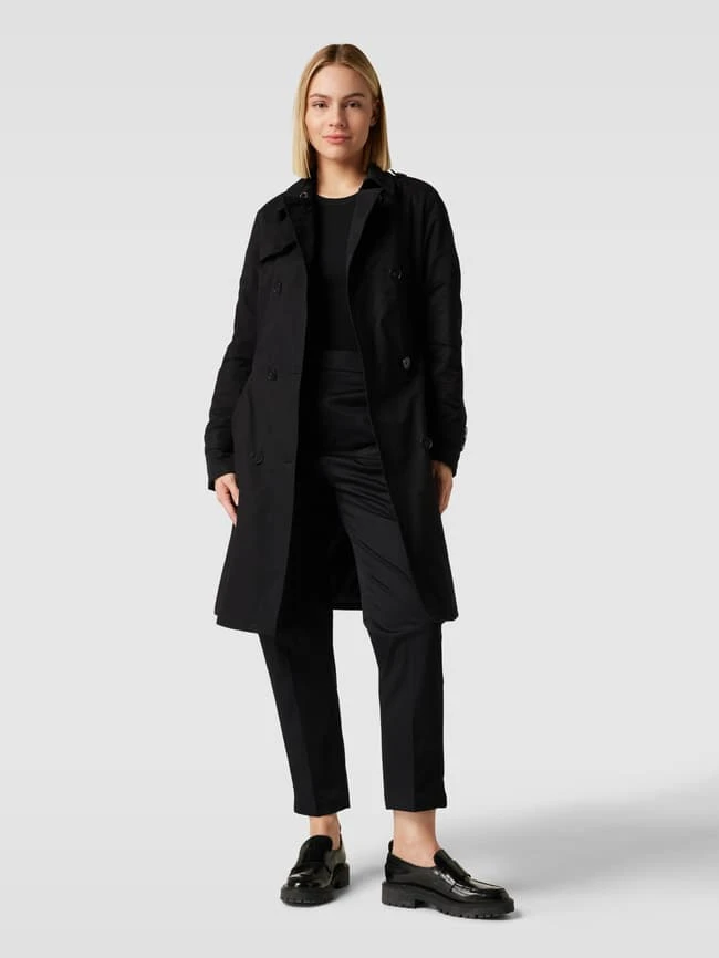 S.Oliver RED LABEL Trenchcoat Mit Umlegekragen - Schwarz 3 S.Oliver RED LABEL Trenchcoat Mit Umlegekragen - Schwarz