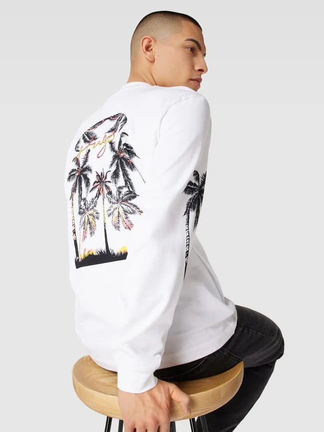 HUGO Sweatshirt Mit Rundhalsausschnitt Modell 'Damazonas' - Weiß 5 HUGO Sweatshirt Mit Rundhalsausschnitt Modell 'Damazonas' - Weiß – Bild 3