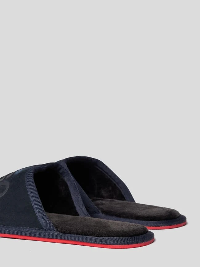 HUGO Slipper Mit Label-Print - Dunkelblau 5 HUGO Slipper Mit Label-Print - Dunkelblau – Bild 3