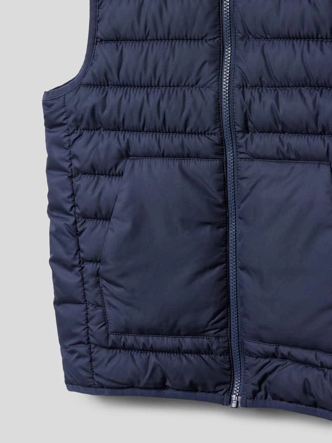 S.Oliver RED LABEL Steppweste Mit Stehkragen - Marineblau 4 S.Oliver RED LABEL Steppweste Mit Stehkragen - Marineblau – Bild 2
