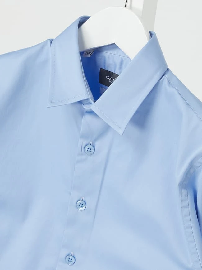 G.O.L. Slim Fit Hemd Aus Baumwolle - Hellblau 4 G.O.L. Slim Fit Hemd Aus Baumwolle - Hellblau – Bild 2