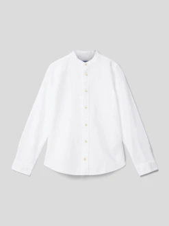 Jack & Jones Hemd In Denim-Optik Modell 'SUMMER BAND SHIRT' - Weiß