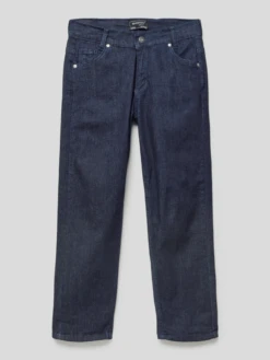 Blue Effect Jeans Mit Label-Patch - Dunkelblau