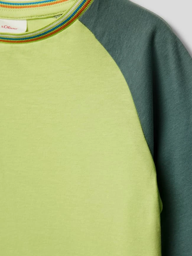 S.Oliver RED LABEL Longsleeve Mit Rundhalsausschnitt - Apfelgrün 4 S.Oliver RED LABEL Longsleeve Mit Rundhalsausschnitt - Apfelgrün – Bild 2