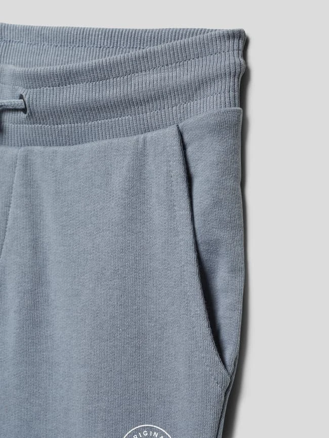 Jack & Jones Sweatshorts Aus Reiner Baumwolle Mit Label-Print Modell 'SHARK' - Stein 4 Jack & Jones Sweatshorts Aus Reiner Baumwolle Mit Label-Print Modell 'SHARK' - Stein – Bild 2