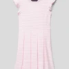 Polo Ralph Lauren Teens Kleid Mit Streifenmuster - Rosa