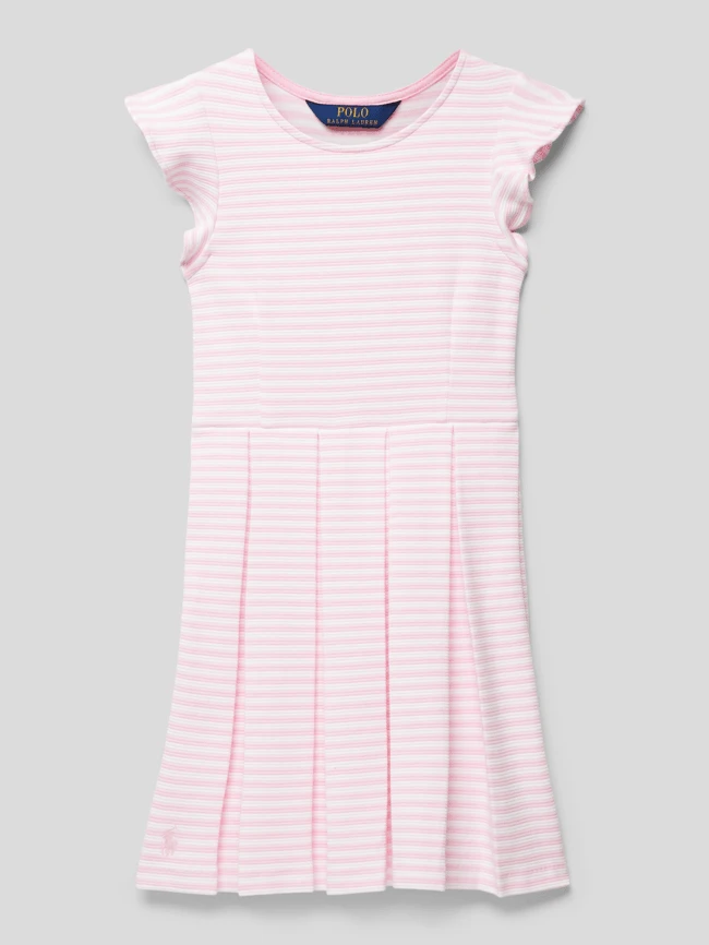 Polo Ralph Lauren Teens Kleid Mit Streifenmuster - Rosa 3 Polo Ralph Lauren Teens Kleid Mit Streifenmuster - Rosa