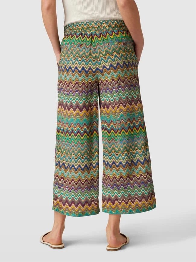 Christian Berg Woman Culotte Aus Reiner Viskose Mit Allover-Muster - Olivgrün 7 Christian Berg Woman Culotte Aus Reiner Viskose Mit Allover-Muster - Olivgrün – Bild 5