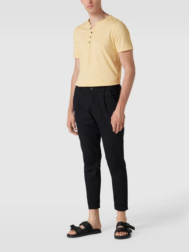 MCNEAL T-Shirt Mit Knopfleiste - Dunkelgelb 3 MCNEAL T-Shirt Mit Knopfleiste - Dunkelgelb