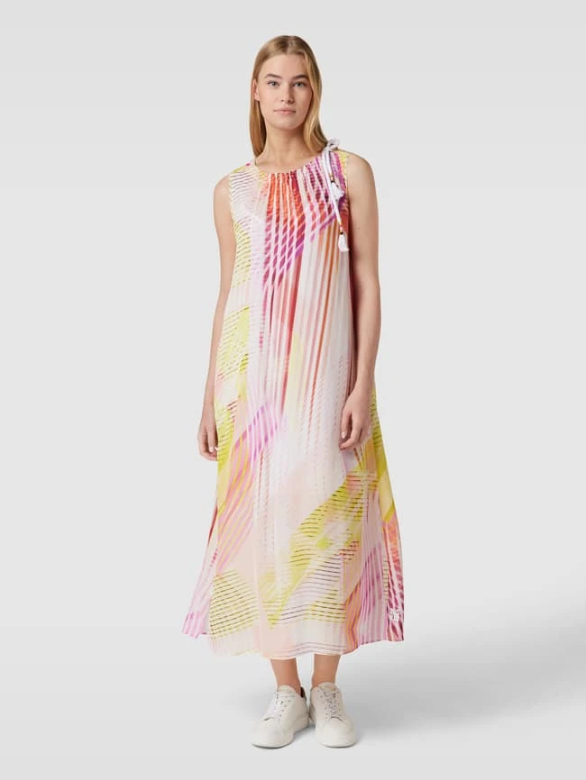 Marc Cain Blusenkleid Mit Allover-Muster - Rosa 6 Marc Cain Blusenkleid Mit Allover-Muster - Rosa – Bild 4