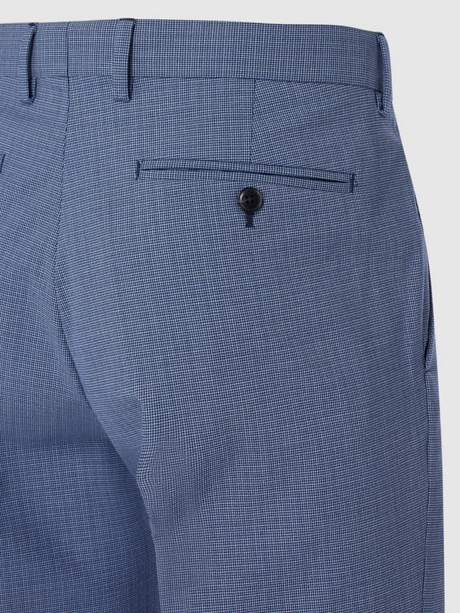 Christian Berg Men Anzughose Mit Karomuster - Blau 5 Christian Berg Men Anzughose Mit Karomuster - Blau – Bild 3