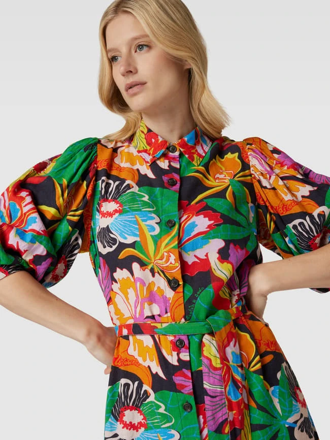 Scotch & Soda Blusenkleid Mit Viskose-Anteil - Orange 5 Scotch & Soda Blusenkleid Mit Viskose-Anteil - Orange – Bild 3