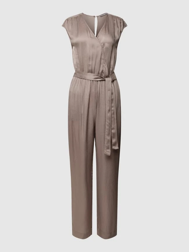 Jake*s Collection Jumpsuit Mit Strukturmuster - Mittelgrau 4 Jake*s Collection Jumpsuit Mit Strukturmuster - Mittelgrau – Bild 2