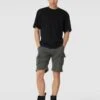 Alpha Industries Bermudas Mit Cargotaschen Modell 'CREW' - Anthrazit