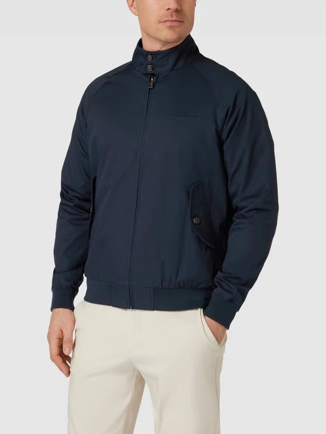 Ben Sherman Jacke Mit Label-Stitching Modell 'SIGNATURE HARRINGTON' - Dunkelblau 6 Ben Sherman Jacke Mit Label-Stitching Modell 'SIGNATURE HARRINGTON' - Dunkelblau – Bild 4