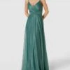 TROYDEN COLLECTION Abendkleid In Schimmernder Optik - Petrol
