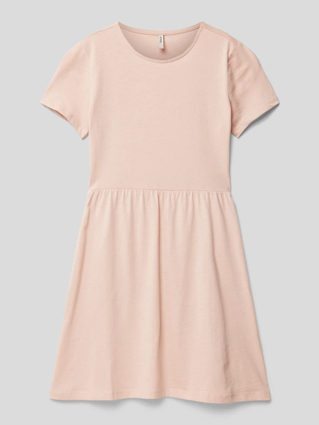 Only Kleid Mit Rundhalsausschnitt Modell 'STELLA' - Altrosa 3 Only Kleid Mit Rundhalsausschnitt Modell 'STELLA' - Altrosa