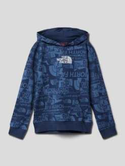 The North Face Hoodie Mit Label-Print Modell 'DREW PEAK LIGHT' - Marineblau