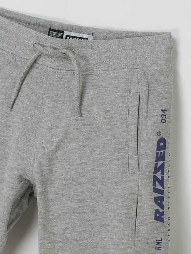Raizzed Sweatshorts Mit Logo Modell 'Reims' - Hellgrau Meliert 4 Raizzed Sweatshorts Mit Logo Modell 'Reims' - Hellgrau Meliert – Bild 2