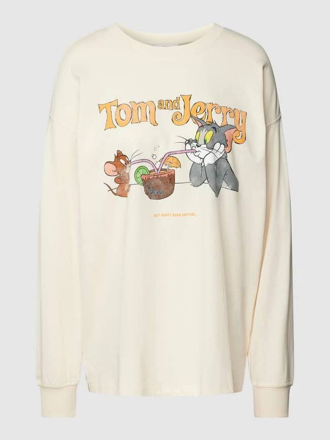 Jake*s Casual Sweatshirt Mit Disney©-Print - Offwhite 4 Jake*s Casual Sweatshirt Mit Disney©-Print - Offwhite – Bild 2
