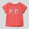 Pepe Jeans T-Shirt Mit Label-Print Modell 'NATALIE' - Rot