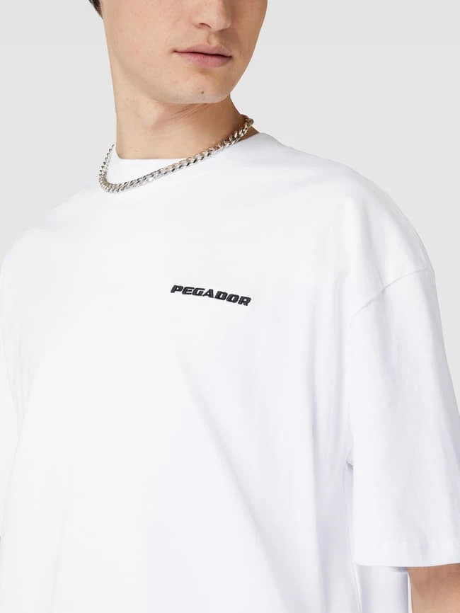 Pegador T-Shirt Mit Label-Stitching - Weiß 5 Pegador T-Shirt Mit Label-Stitching - Weiß – Bild 3