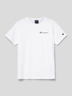 CHAMPION T-Shirt Mit Logo-Print - Weiß