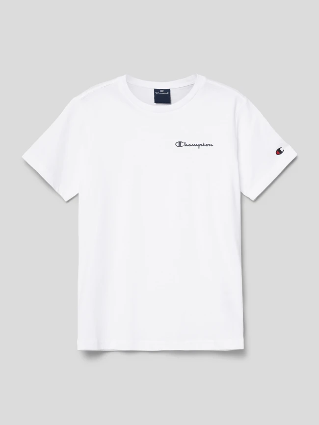 CHAMPION T-Shirt Mit Logo-Print - Weiß 3 CHAMPION T-Shirt Mit Logo-Print - Weiß