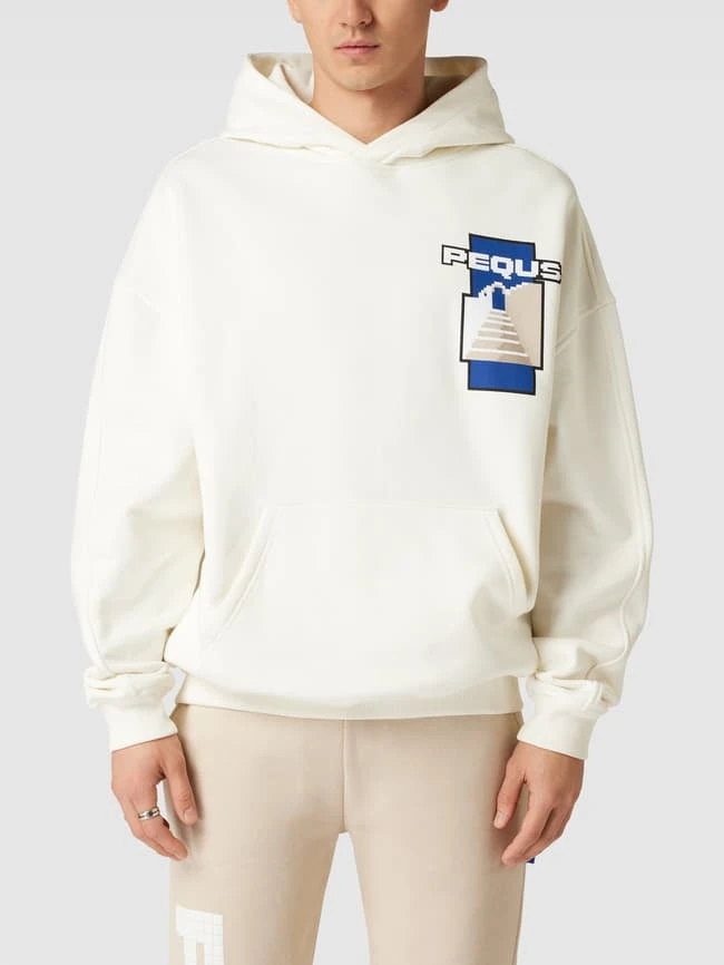PEQUS Oversized Hoodie Mit Kapuze - Weiß 6 PEQUS Oversized Hoodie Mit Kapuze - Weiß – Bild 4