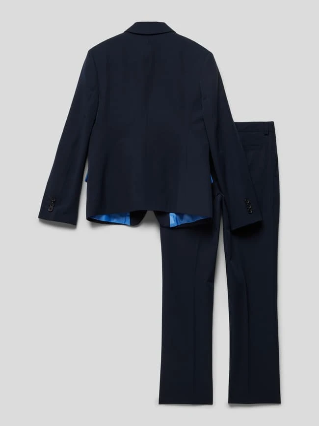 Weise Anzug Mit 2-Knopfleiste - Marineblau 5 Weise Anzug Mit 2-Knopfleiste - Marineblau – Bild 3