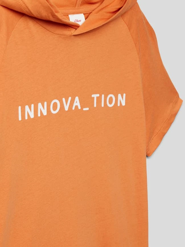 S.Oliver RED LABEL T-Shirt Mit Label-Patch - Orange 4 S.Oliver RED LABEL T-Shirt Mit Label-Patch - Orange – Bild 2