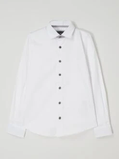 G.O.L. Slim Fit Hemd Aus Baumwollmischung - Weiß