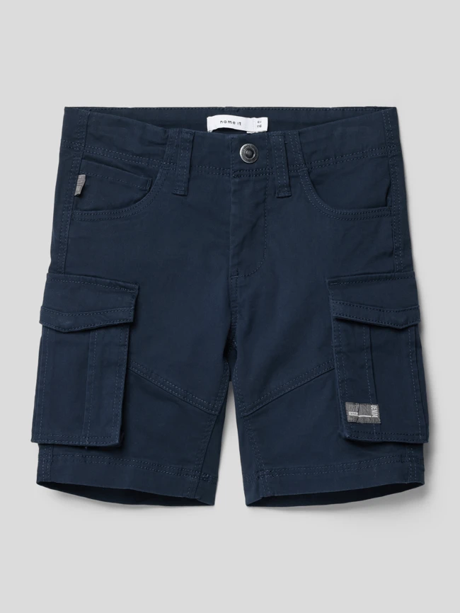 Name It Bermudas Mit Cargotaschen Modell 'RYAN' - Marineblau 3 Name It Bermudas Mit Cargotaschen Modell 'RYAN' - Marineblau