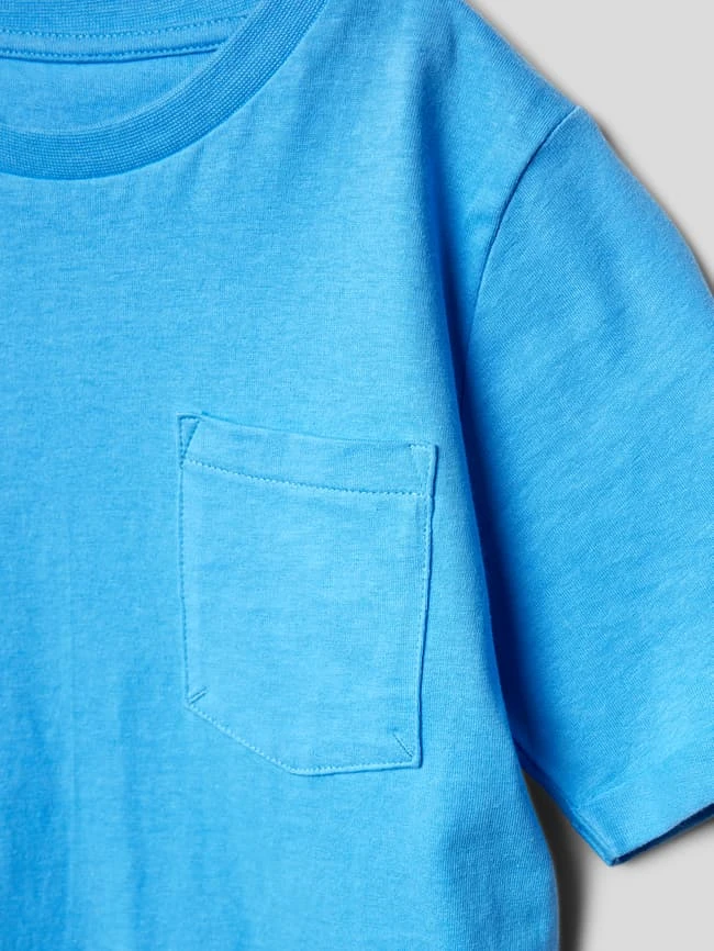 Tom Tailor T-Shirt Mit Brusttasche - Blau 4 Tom Tailor T-Shirt Mit Brusttasche - Blau – Bild 2